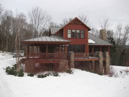 casa en la nieve